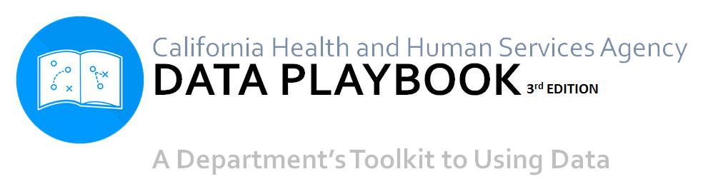 California Health and Human Services Agency Data Playbook - 3rd Edition